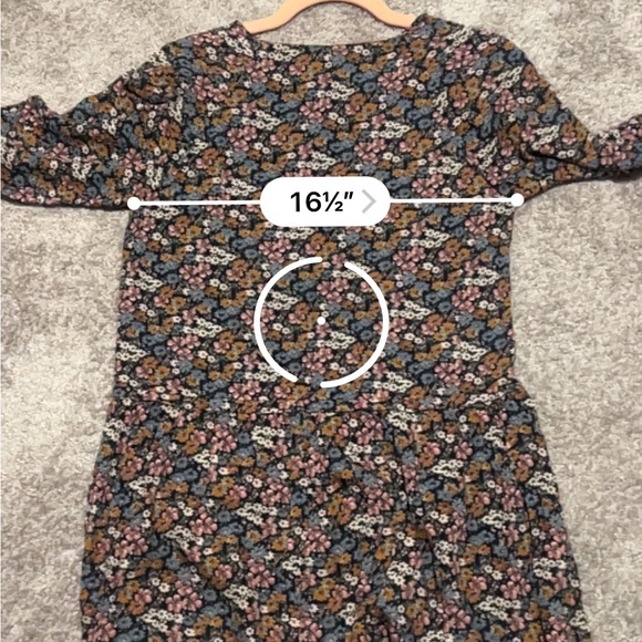 Zara Girls Dress Size 13/14 Soft Collection Ditzy Floral Fit & Flare - Picture 6 of 7